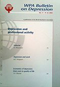 WPA 32 – Depression and professional activity Vol. 11 - N° 32, 2006